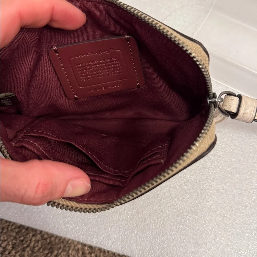 Coach Guang Yu x Rexy corner zip wristlet wallet 2020